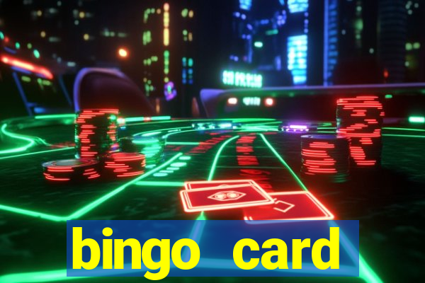 bingo card generator with pictures